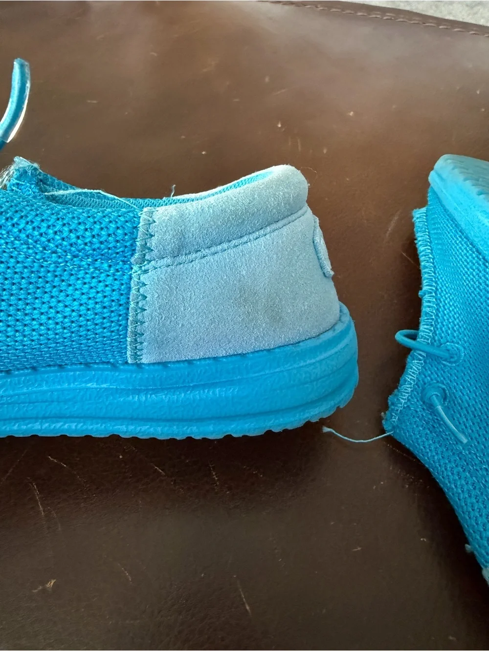 Hey Dude Kids Bright Blue Slip-On comfy shoes